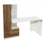 Hanah home radni sto Domingos - bela, orah | Eponuda.com