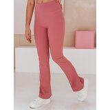 DStreet Legginsy damskie dzwony FARAFII ciemnoróżowe | shoptok.hr