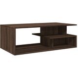 Furnova Klubska mizica rjavi hrast 102x55x35 cm inženirski les, (21915459) | Shoptok.si
