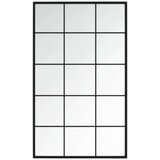  Ogledala 6 kom crna 100x60 cm metalna | shoptok.hr