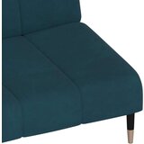  Kavč dvosed z ležiščem moder žamet | Shoptok.si