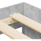  Krevetna konstrukcija s ladicama Betonski sivi 100 x 200 cm | shoptok.hr