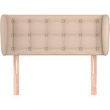  Uzglavlje s ušima boja cappuccina 93x23x78/88 cm umjetna koža | Eponuda.com
