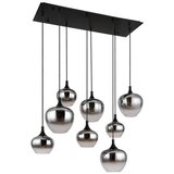 Globo 15548-8H - Luster na sajli MAXY 8xE27/40W/230V crna | Eponuda.com