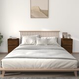  Noćni ormarići 2 kom smeđi hrast 40x35x70 cm | shoptok.hr