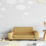  Dječja fotelja smeđa 70 x 45 x 33 cm baršunasta | shoptok.hr