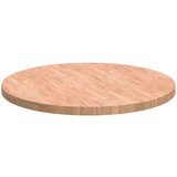  Gornji dio stola Svjetlosmeđa Ø 90 x 4 cm Čvrsto drvo hrasta | shoptok.hr
