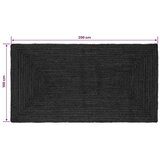  Tepih za područje Tamnosiva 100 x 200 cm Juta - 100 x 200 cm Tamnosiva | shoptok.hr