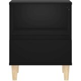  Nočna omarica črna 40x35x50 cm, (20730017) | Shoptok.si