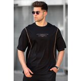 Madmext Men's Black Oversize T-Shirt 5234 Cene