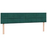 Box Spring krevet s madracem tamno zeleni 180x220 cm baršun | shoptok.hr