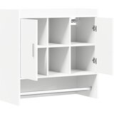  Polica na zidu Zidna montaža Bijela 80 x 36 x 80 cm | Eponuda.com