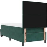  s opruga kutije Tamnozelena 200 x 100 cm Baršun | shoptok.hr