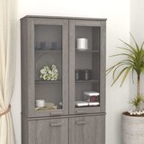  Gornji element za komodu HAMAR svjetlosivi 85x35x100cm borovina | shoptok.hr