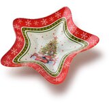 Mondex Skledica steklo Allesken Santa Lila 19,5x19,5x3,3 rdeča 1kos, (5000349976) | Shoptok.si