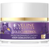Eveline Cosmetics Gold & Retinol regeneracijska krema proti gubam 70+ 50 ml Cene