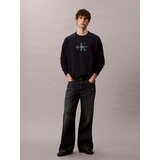 Calvin Klein Jeans Sweater majica morsko plava / menta / bijela | shoptok.hr