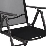 Gardenson Set Zložljivih Vrtnih Stolov Rona, Antracit, 2 Kos | Shoptok.si
