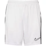 Nike Športne hlače 'Academy23' črna / bela