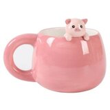 i-Total Šalica Cute animals Charm roza svinjica XL2567 | shoptok.hr