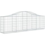  Lučne gabionske košare 6 kom 200x30x60/80 cm pocinčano željezo | shoptok.hr