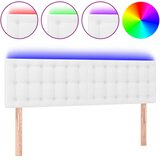  LED uzglavlje bijelo 144 x 5 x 78/88 cm od umjetne kože | Eponuda.com