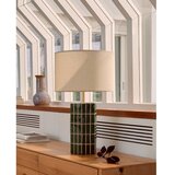 Kave Home Zelena/kremno bela namizna svetilka s tekstilnim senčilom (višina 61,5 cm) Rue – | Shoptok.si