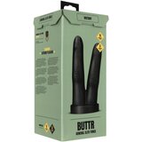 BUTTR Victory - dvostruki prst analni dildo (crni) | shoptok.hr