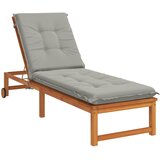  Jastučić za ležaljku GEMERT 100% poliester Siva 190 x 60 x 9 cm | shoptok.hr