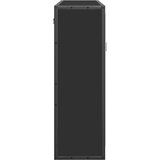 vidaXL Kupaonski ormarić s ogledalom crni 65x20x60 cm izrađeno drvo | shoptok.hr