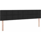  LED krevet za pohranu s madracem Crna 200 x 200 cm Tkanina | Eponuda.com