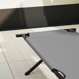  Sklopivi kamperski krevet Siva 210 x 80 x 46 cm Oxford tkanina | shoptok.hr