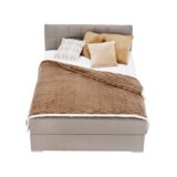 Kondela Boxspring postelja 120x200, sivorjava TAUPE, FERATA TV COMFORT | Shoptok.si