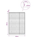  Gabion s žicom debljine 5 mm i mrežom 10x10 cm 150x50x200 cm Slike