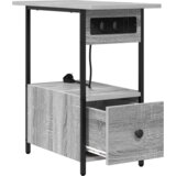  Noćni ormar Sivi hrast sonoma 60 x 30 x 61 cm Konstruirano drvo | shoptok.hr