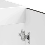 vidaXL Donji ormarić za umivaonik Lucca crni konstruirano drvo | shoptok.hr