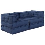  Modularna sofa 2 pcs Indigo 140 x 70 x 56 cm Tkanina Cijene