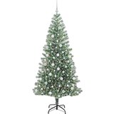 vidaXL Umjetno božično drevo s snežno obloženimi vejicami in LED lučko | Shoptok.si