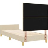  Krem postelja 90x200 cm Tkanina, (22049191) | Shoptok.si