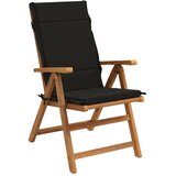  Jastuk za stolac s visokim naslonom GEMERT 6 kom. - Crna (poliester) 120 x 50 x 3 cm 6 | shoptok.hr