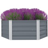  Vrtna Visoka Posuda za Biljke 129x129x45cm Pocinčani čelik boja | shoptok.hr