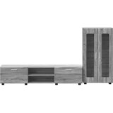  Set TV komoda s ladicama Siva Sonoma Konstruirano drvo | shoptok.hr
