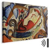  Slika - August Macke – Nackte Mädchen in der Barke 90x60 Akustična | shoptok.hr
