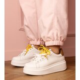 D/CEO marka niezdefiniowana White-brown platform sports sneakers Kler | ePonuda.com
