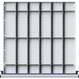 ANKE Komplet razdelilnikov za predale ŠxG 600 x 600 mm, ⅙-delitev, za višino sprednjega dela 60 mm | Shoptok.si