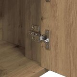 vidaXL Kreveta hrast artisan 30 x 80 x 90 cm Konstruirano drvo | shoptok.hr