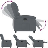  Naslonjač za noge tamno sivi baršun | Eponuda.com