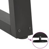  Noge za klub stolić V-oblika 2 kom antracit 28 x (42-43,3) cm čelik | shoptok.hr