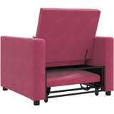 SOFA na razvlačenje Singl s kotačima boja crnog vina Baršun | Eponuda.ba
