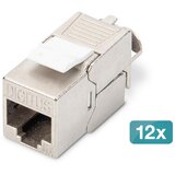Digitus CAT 6A Keystone module, shielded, tool-free mounting connection - 12 pcs. | shoptok.hr